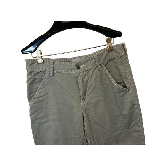 EVERLANE CARGO Pants Cotton Chino Khaki Gray Size 33/32 - Picture 2 of 8